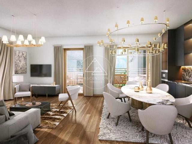 Superbe Appartement Neuf de trois chambres au centre de Morzine et aux pieds des pistes de ski