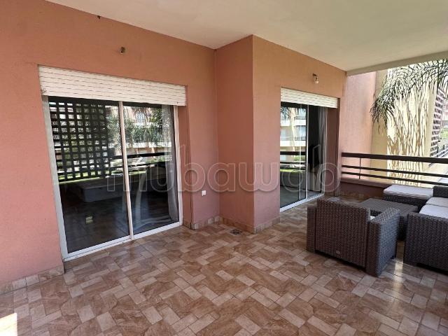 Superbe appartement à louer à Agdal. 3 pièces confortables. Meublé