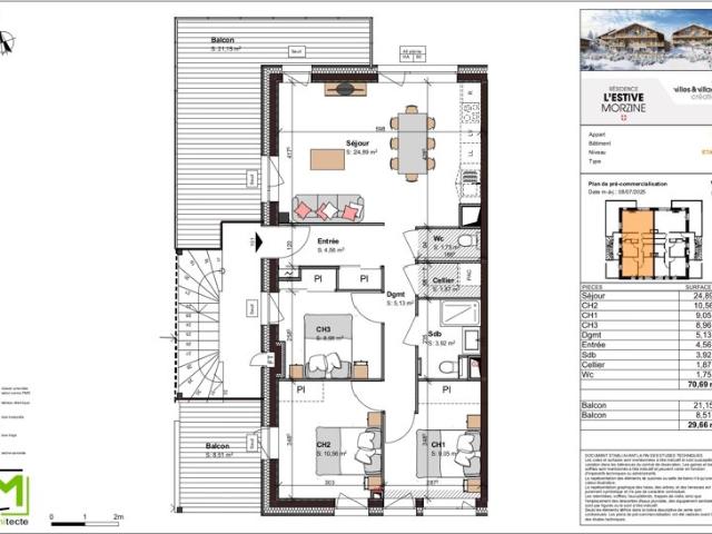 Superbe appartement de type T4 à Morzine
