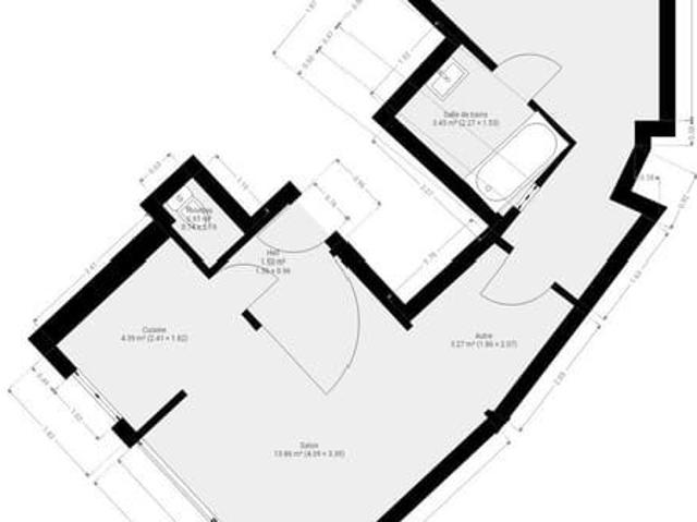 SUPERBE APPARTEMENT SUR ANS LUMINEUX SPACIEUX 1CH