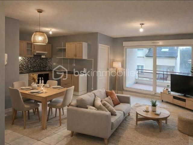 Superbe appartement T2 avec balcon et cave – Théding