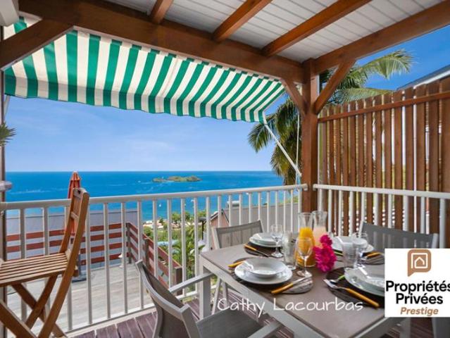 Superbe Appartement T3 Duplex,vue mer exceptionnelle Bouillante