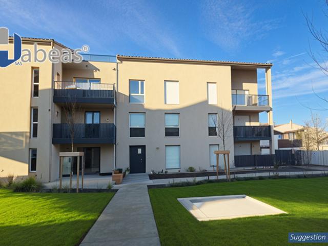 Superbe appartement T3 de 61m² au 2em étage avec balcon de 14m² et un parking