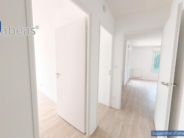 Superbe appartement T3 de 61m² au 2em étage avec balcon plein sud et deux parkings