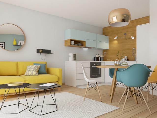 Superbe appartement 2 pièces au pied du metro 14