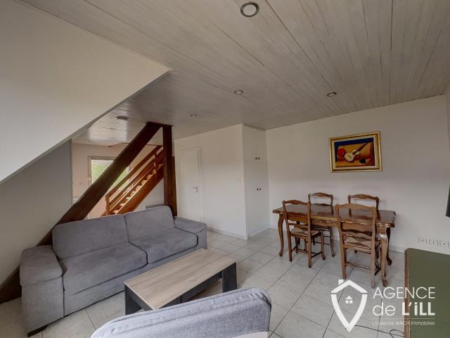 Superbe appartement 2 pièces duplex entièrement meublé au cœur du vignoble
