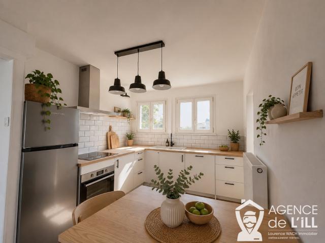 Superbe appartement 3 pièces rénové