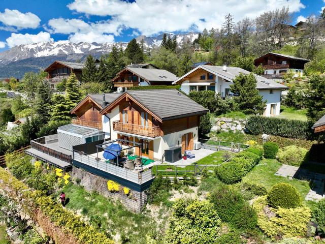 Superbe chalet alliant élégance, lumière à Sergnou | dreamo. Ch