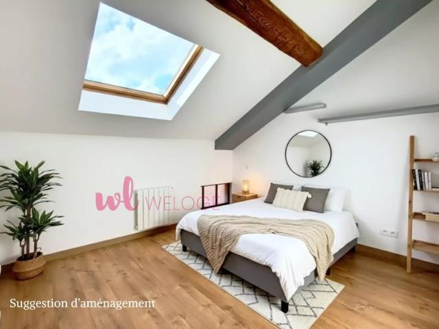 Superbe Duplex 65m² Esprit Cocon Dernier étage & Triple exposition Gare à pied Lyon 26 min