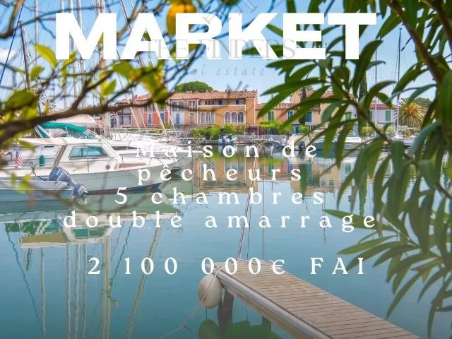 Superbe double maison de pêcheurs rénovée 160m² Grimaud