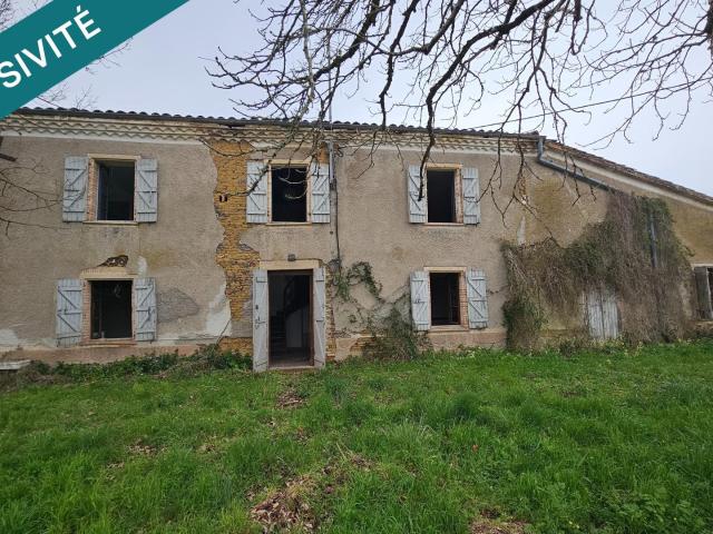 Superbe Ferme Fort potentiel dépendances 118m² Monclar de Quercy