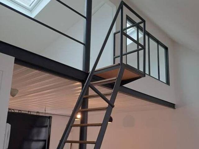 Superbe loft 40m² avec mezzanine + terrasse 10m²