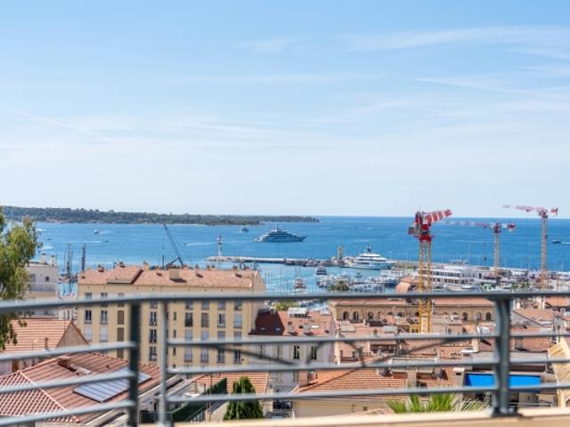 SUPERBE PENTHOUSE VUE MER PANORAMIQUE AVEC TRIPLE GARAGE CANNES CENTRE