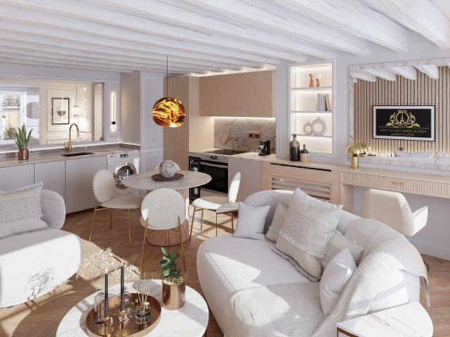 Superbe pied à terre à Paris 1er !