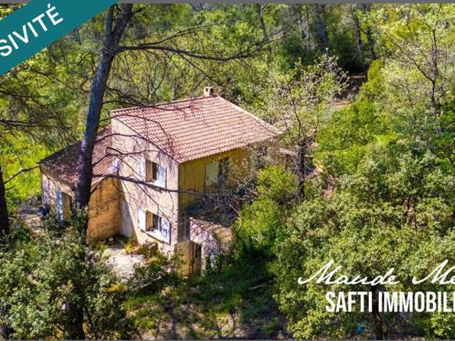 Superbe potentiel en pleine campagne et calme absolu zone naturelle sur près de 2 ha maison d'environ 130 m2 + garage indépendant bassin prévoir travaux
