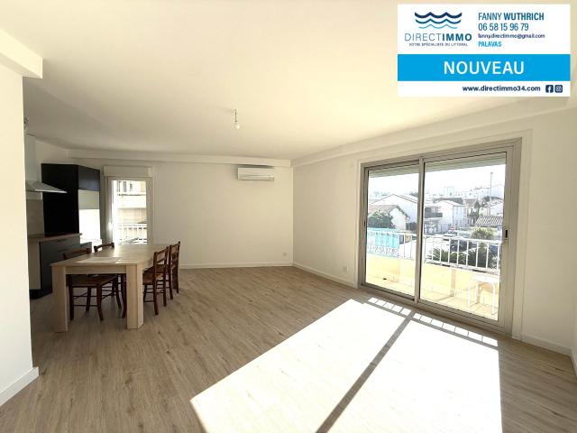 SUPERBE STUDIO DE 36 m2 ENTIEREMENT RENOVÉ AVEC BALCON