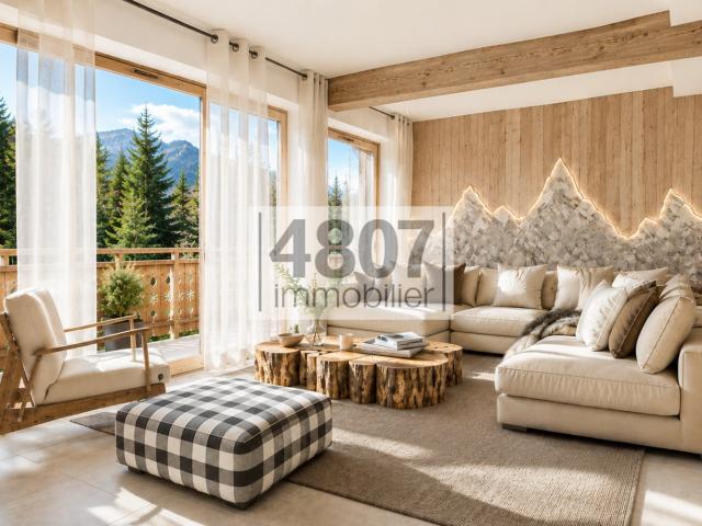 Superbe T4 neuf en rez de jardin derniers lots Praz/Arly