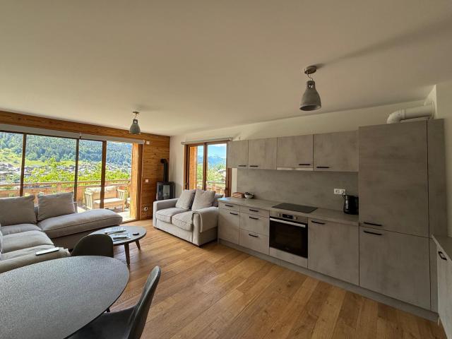 Superbe T4 duplex neuf avec terrasse, garage et vue sur les Alpes