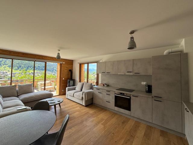 Superbe T4 duplex neuf avec terrasse, garage et vue sur les. 77m² Morzine Avoriaz