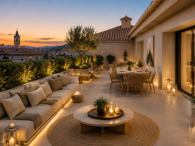 SUPERBE T4 DE 135 m² EN DERNIER ETAGE RESIDENCE DE PRESTIGE AVEC PISCINE