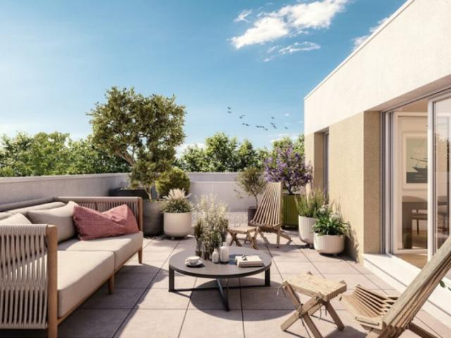 SUPERBE T4 104 M² DERNIER ÉTAGE + MAGNIFIQUE TERRASSE 46 M² VUE DÉGAGÉE