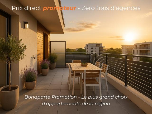 SUPERBE T4 117M² AVEC TERRASSE SUD PORT MARIANNE 4 pièces, 117 m²