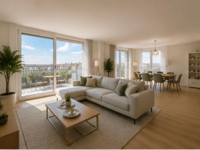 Superbe T5 au 7? étage avec balcon et parking – À deux pas de la place du Marché de Cachan