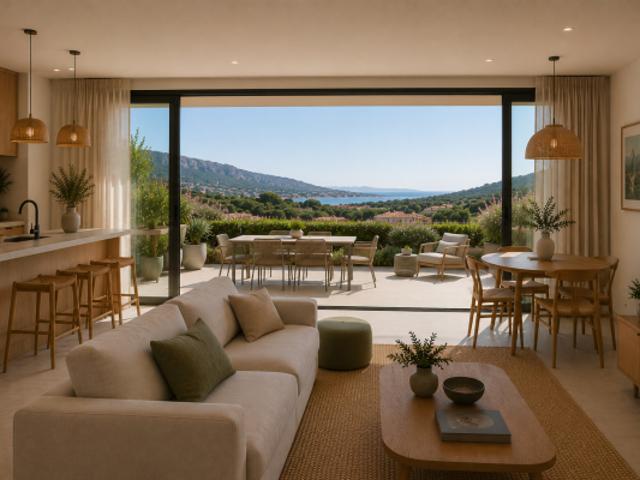 SUPERBE T5 DUPLEX APERCU AVEC GRANDE TERRASSE DANS RÉSIDENCE AVEC PISCINE