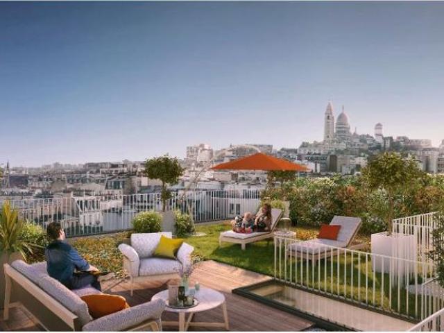 Superbe T5 duplex / rooftop + terrasse / plein SUD / vue exceptionnelle / Jules Joffrin 75018