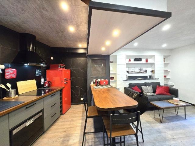 Superbe T2 meublé en duplex rénové avec terrasse à Oullins