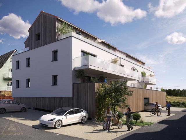 Superbe T2 de 39,95m2 lumineux à Mittelschaeffolsheim