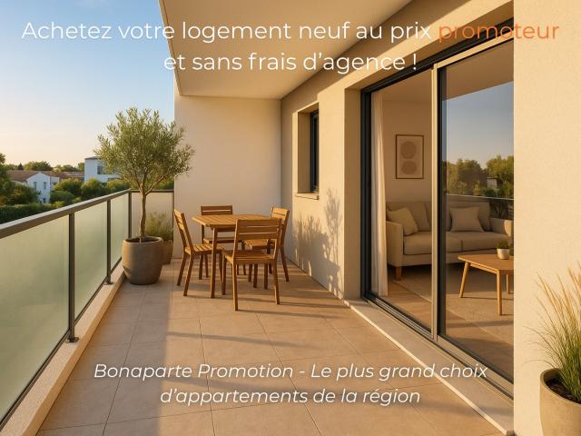 SUPERBE T3 AU DERNIER ETAGE EXPOSE SUD ET PROCHE DE TOUT 3 pièces, 61 m²