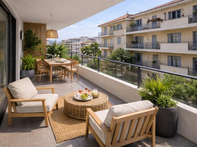 SUPERBE T3 AVEC TERRASSE A DEUX PAS DE LA MER 3 pièces, 70 m²