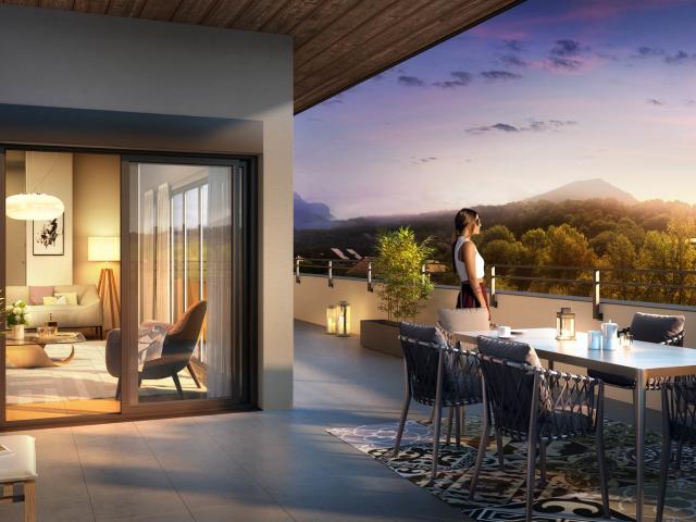 SUPERBE T3 EN ATTIQUE DERNIER ETAGE AVEC TERRASSE DE 45 M2 EXPO SUD/OUEST 3 pièces, 70 m²