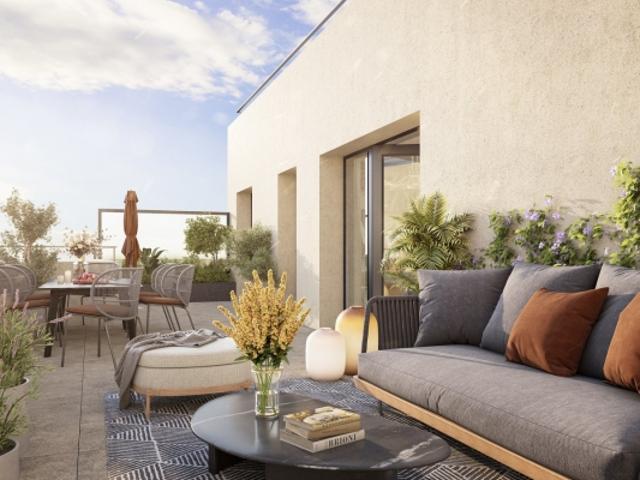SUPERBE T3 EN DERNIER ÉTAGE + TERRASSE + STATIONNEMENT DANS RÉSIDENCE DE PRESTIGE AVEC PISCINE