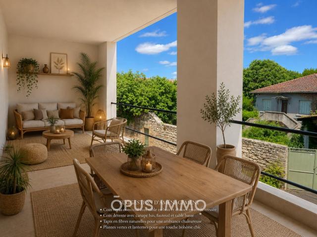 Superbe T3 uzes avec terrasse et ascenseur 75m² Uzès