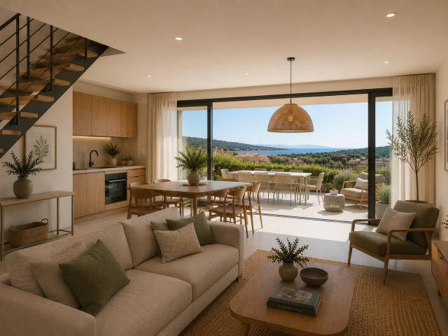 SUPERBE VUE MER POUR CE T5 DUPLEX AVEC GRANDE TERRASSE DANS RÉSIDENCE AVEC PISCINE 5 pièces, 105 m²