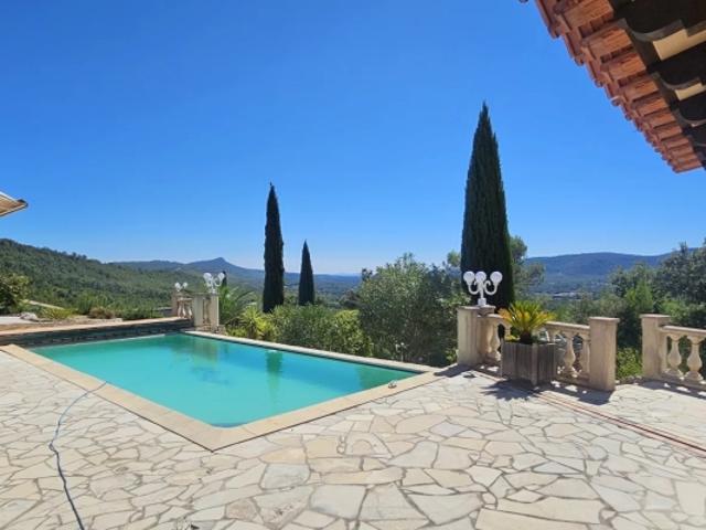 Superbe villa de plain pied de 126 m² avec piscine à débordement – Garéoult