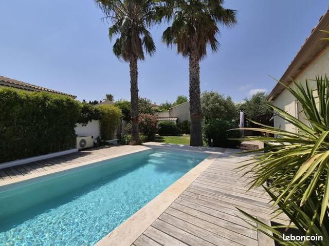 Superbe villa de plain pied Maureilhan 125m2 Suite parentale Piscine