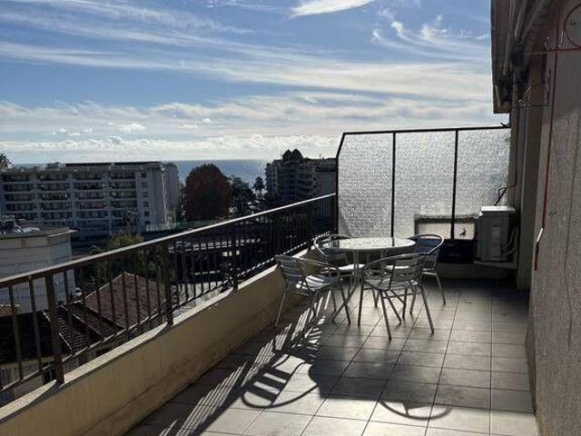 Superbe 2P meublé 36m² vue mer terrasse 20m²