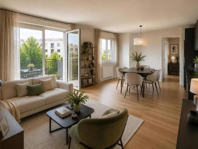 Superbe 3 pièces avec balcon – Thiais / Sainte Marthe Parc – proche ligne 14