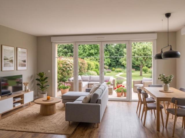 Superbe 4 pièces DUPLEX avec jardin à proximité immédiate des transports !