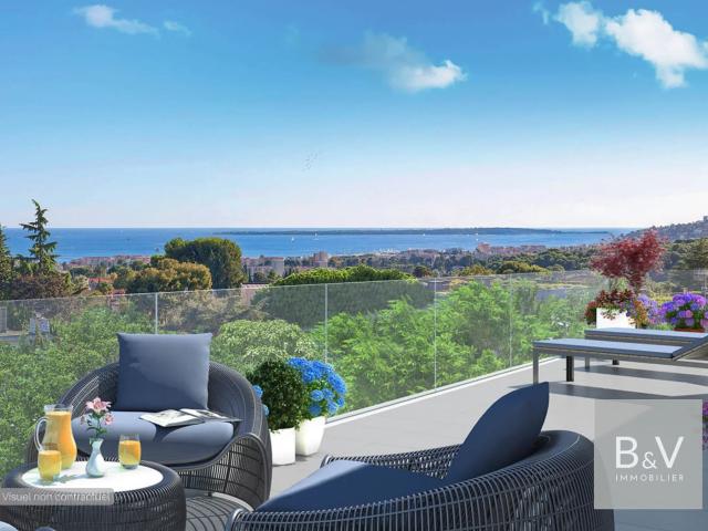 Superbe 4 pièces de 82 m² avec solarium et vue Mer et montagnes