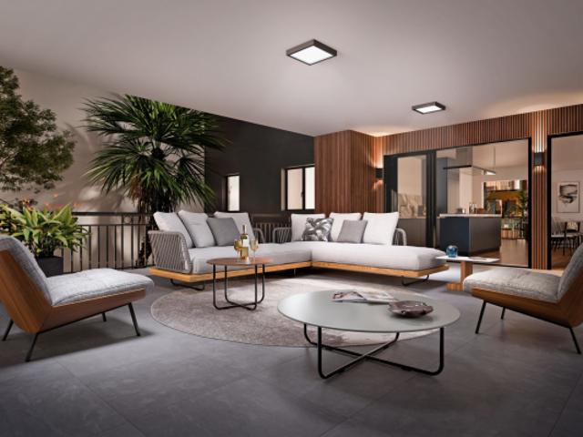 SUPERBE 4 PIECES TRAVERSANT EN DERNIER ETAGE AVEC SPACIEUSE TERRASSE