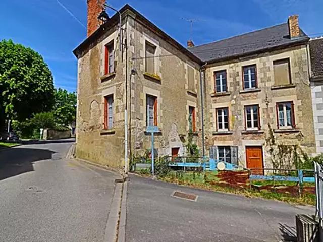 Sury en Vaux 18300 Achat / Vente maison 7 pièces t7 jardin cave