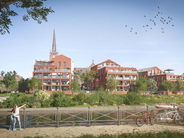 Sur les bords de la Deûle 2 à 3 pièces, 39 à 60 m²