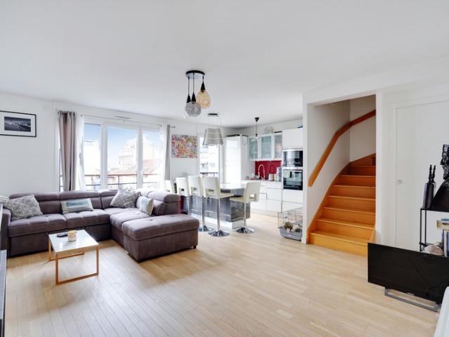 SURESNES 92, Secteur VERDUN, limitrophe PUTEAUX T5 DUPLEX FAMILIAL 90mSS – CALME ABSOLU DPE C