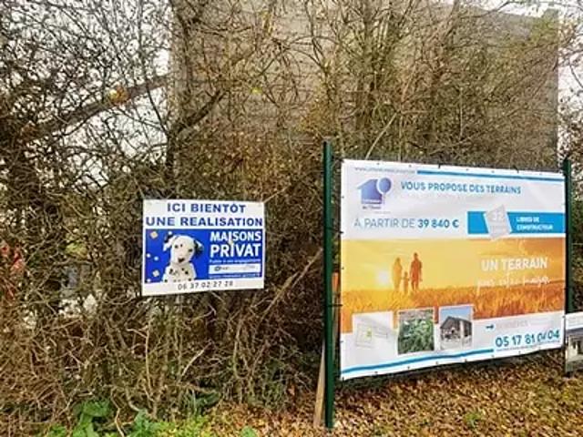 Surgères 17700 Programme neuf terrain neuf à vendre