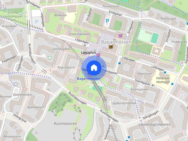 Svartågatan 4, Bagarmossen
