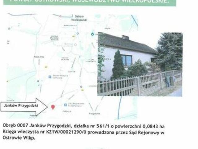 Syndyk sprzeda Nieruchomość gruntową w Jankowie Przygodzkim